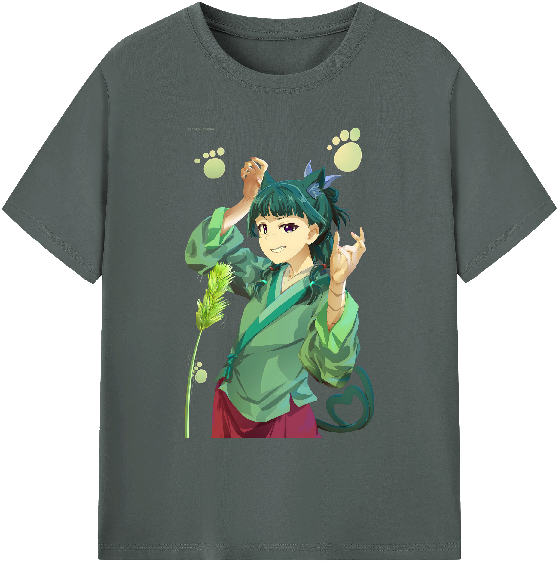（画像用） 薬屋のひとりごと The Apothecary Diaries 綿100％ メンズ半袖Tシャツ｜肌触りやわらか＆通気性